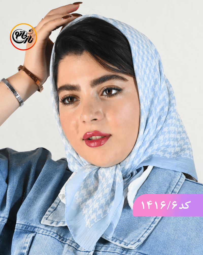 مینی اسکارف ابی کد 1416 - Image 6