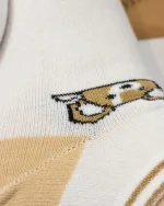 جوراب مچی نخی کرمی سفید کد 35 - Image 5