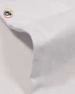 تیشرت ساده سفید مشکی کد 1475 - Image 4