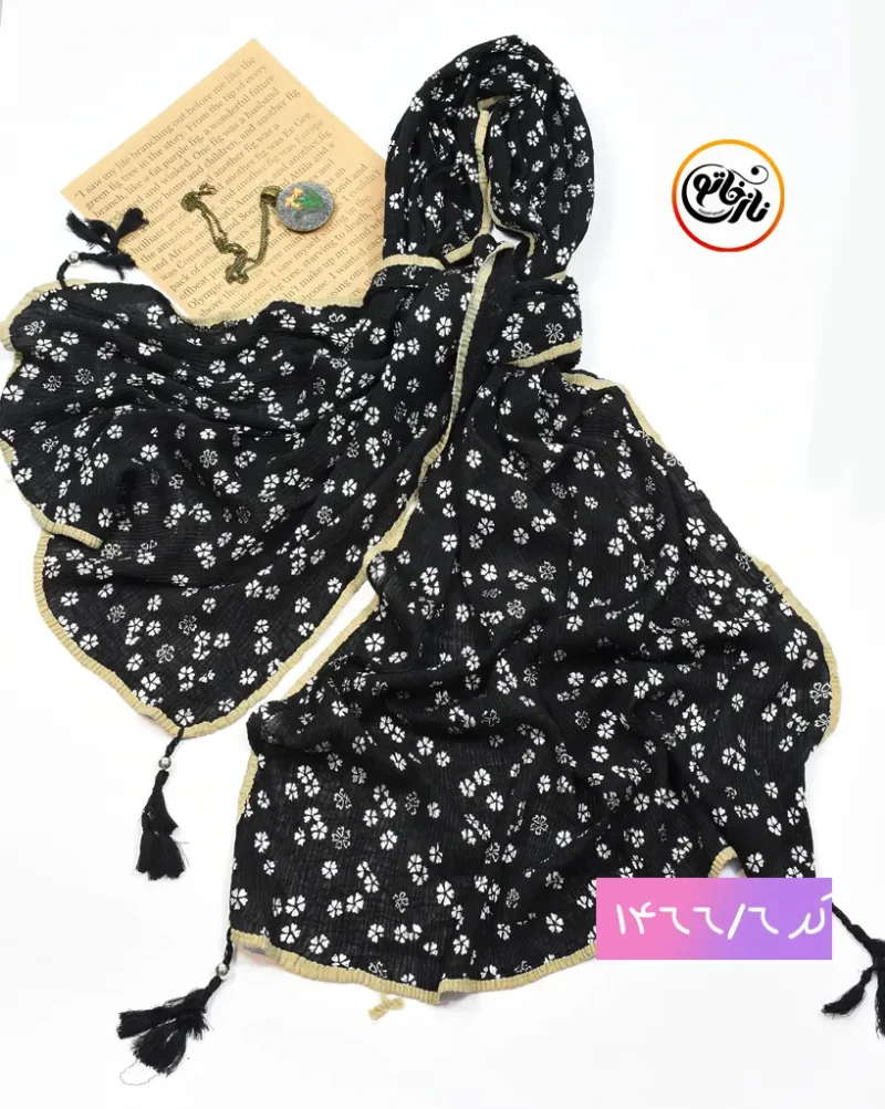 شال نقره کوب پلیسه کد 1466 - Image 7