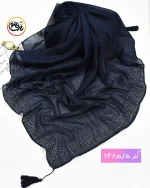 روسری قواره کوچک نگین دار کد 1485 - Image 6