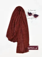 شال زرشکی کد 1519 - Image 12