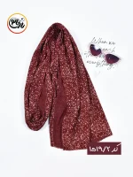 شال زرشکی کد 1519 - Image 3