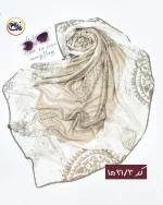 روسری نخی نسکافه ای کد 1521 - Image 4