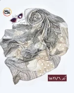 روسری نخی نسکافه ای کد 1521 - Image 7