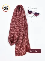 شال زرشکی کد 1519 - Image 9