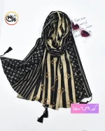شال مخمل طرحدار
