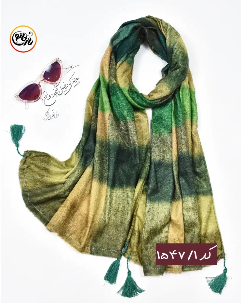 شال مخمل ابرنگی کد 1547 - Image 2