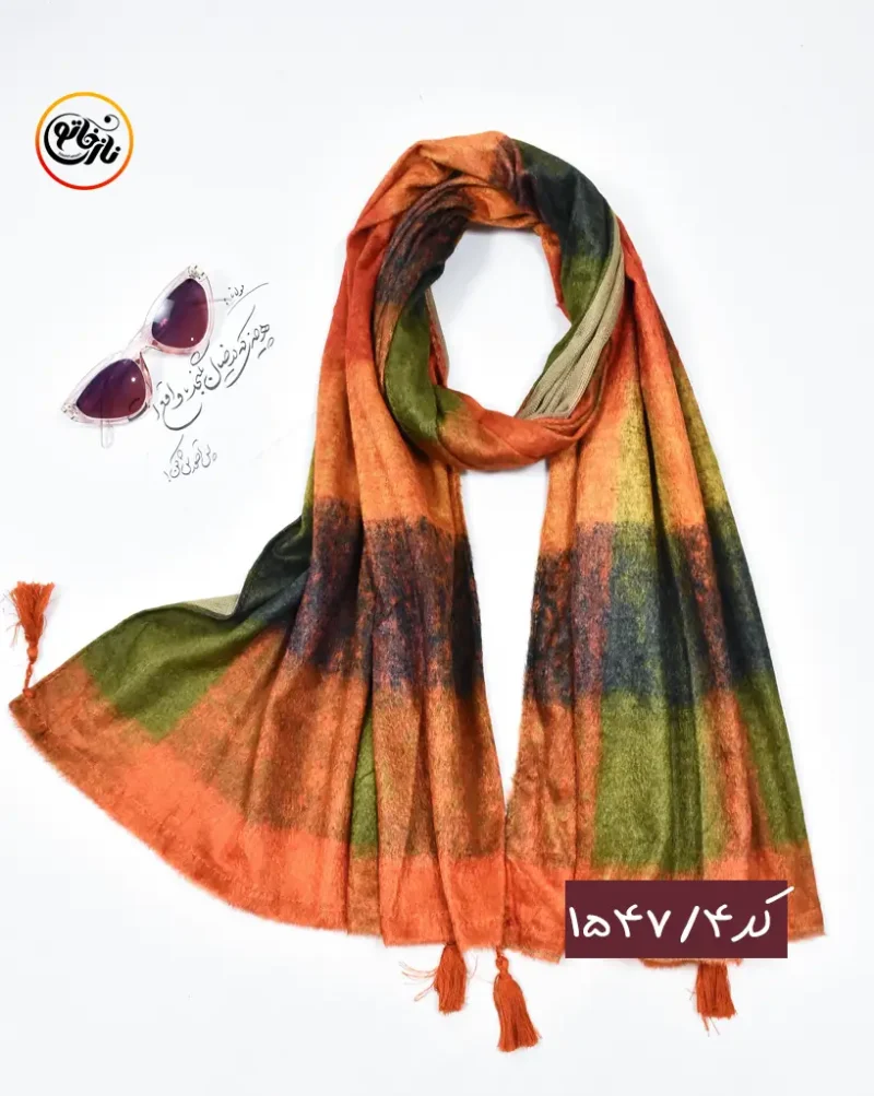شال مخمل ابرنگی کد 1547 - Image 5