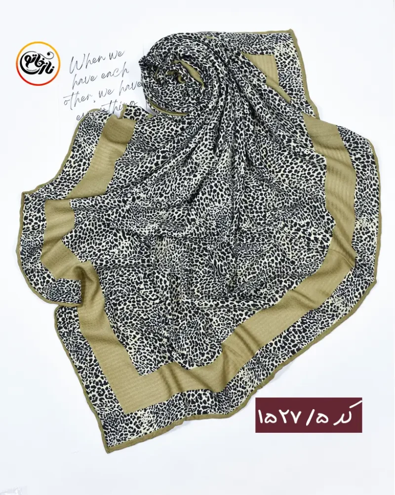روسری پلنگی نخی کد 1527 - Image 6
