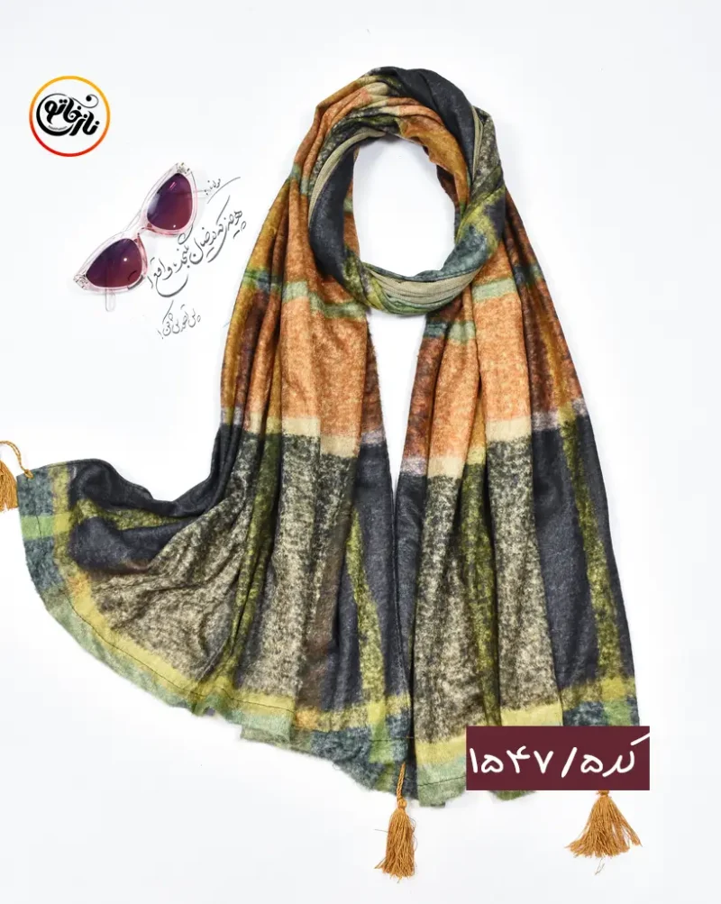 شال مخمل ابرنگی کد 1547 - Image 6