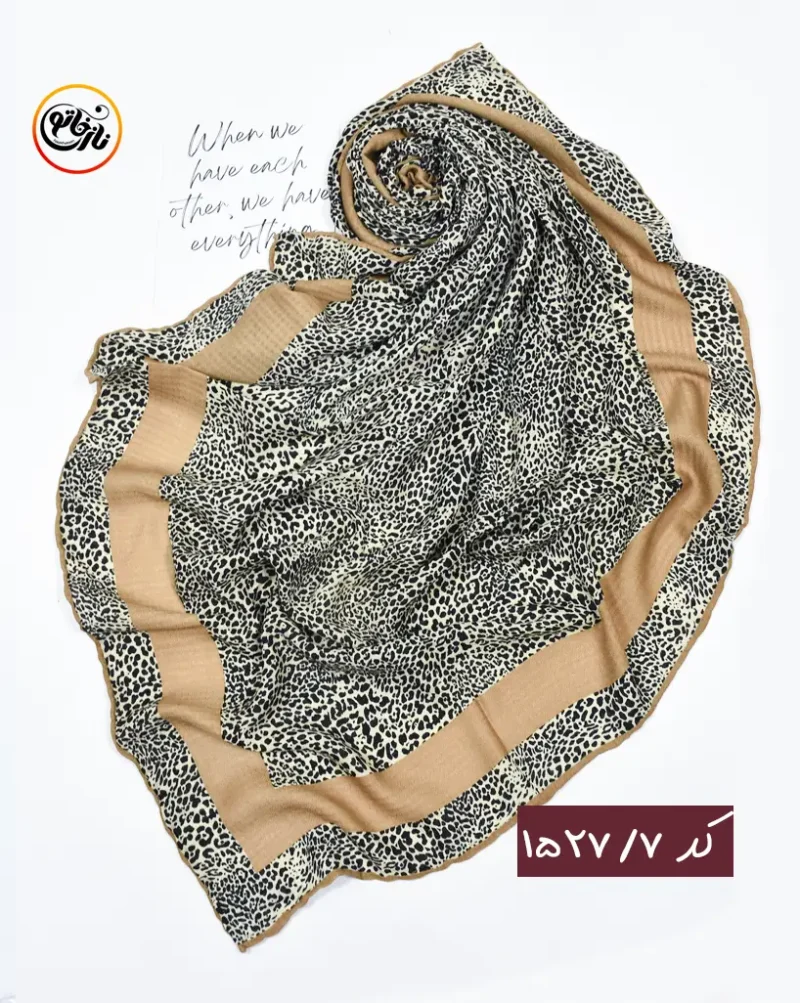 روسری پلنگی نخی کد 1527 - Image 8