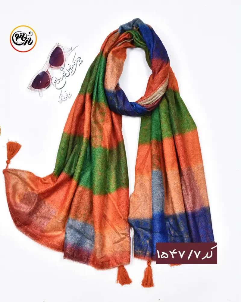 شال مخمل ابرنگی کد 1547 - Image 8