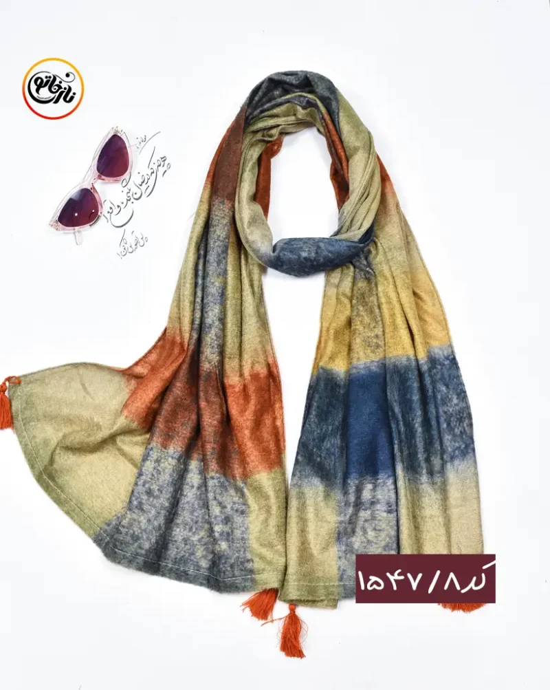 شال مخمل ابرنگی کد 1547 - Image 9