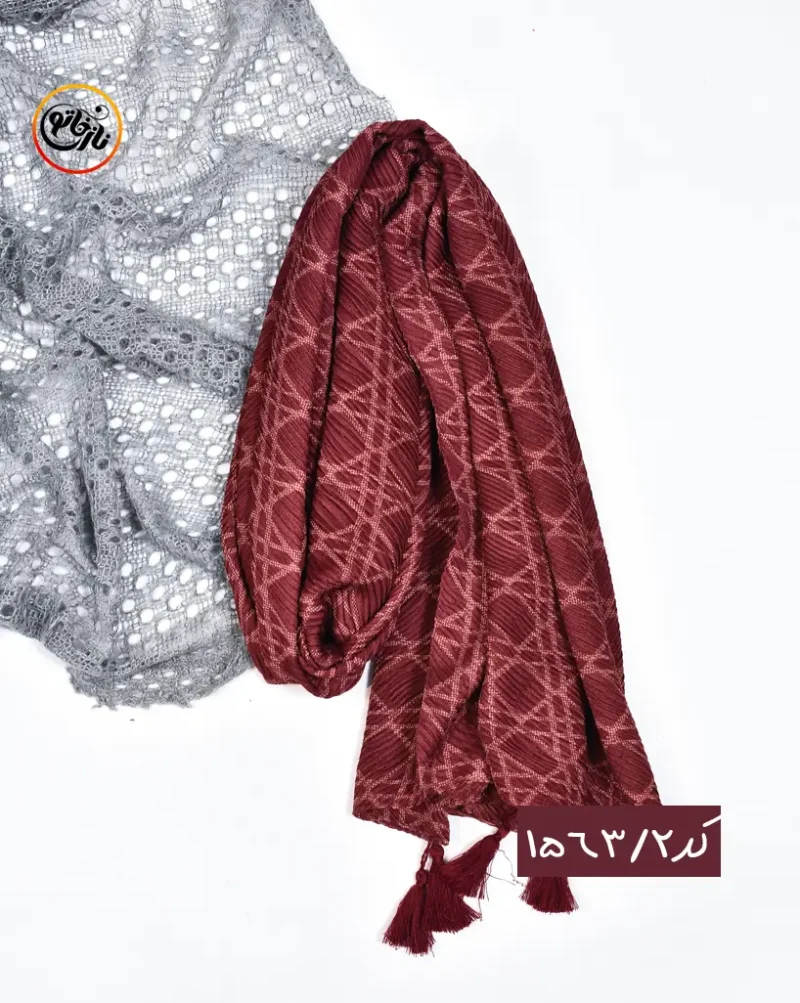 شال پلیسه چری کد 1563 - Image 3
