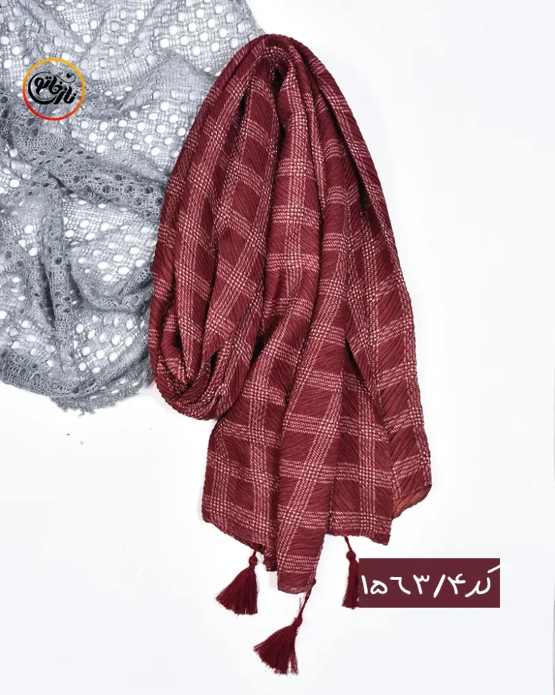 شال پلیسه چری کد 1563 - Image 5