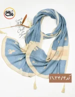 شال پاپیونی ابی خوشگل کد 1634 - Image 5