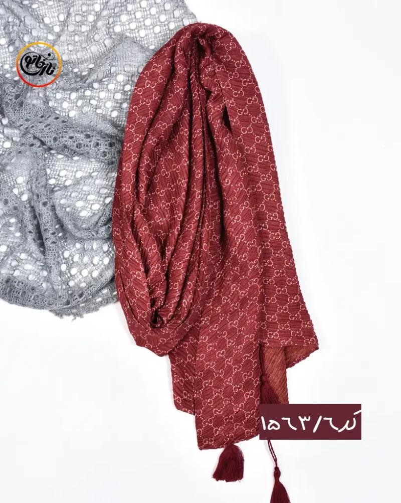 شال پلیسه چری کد 1563 - Image 7