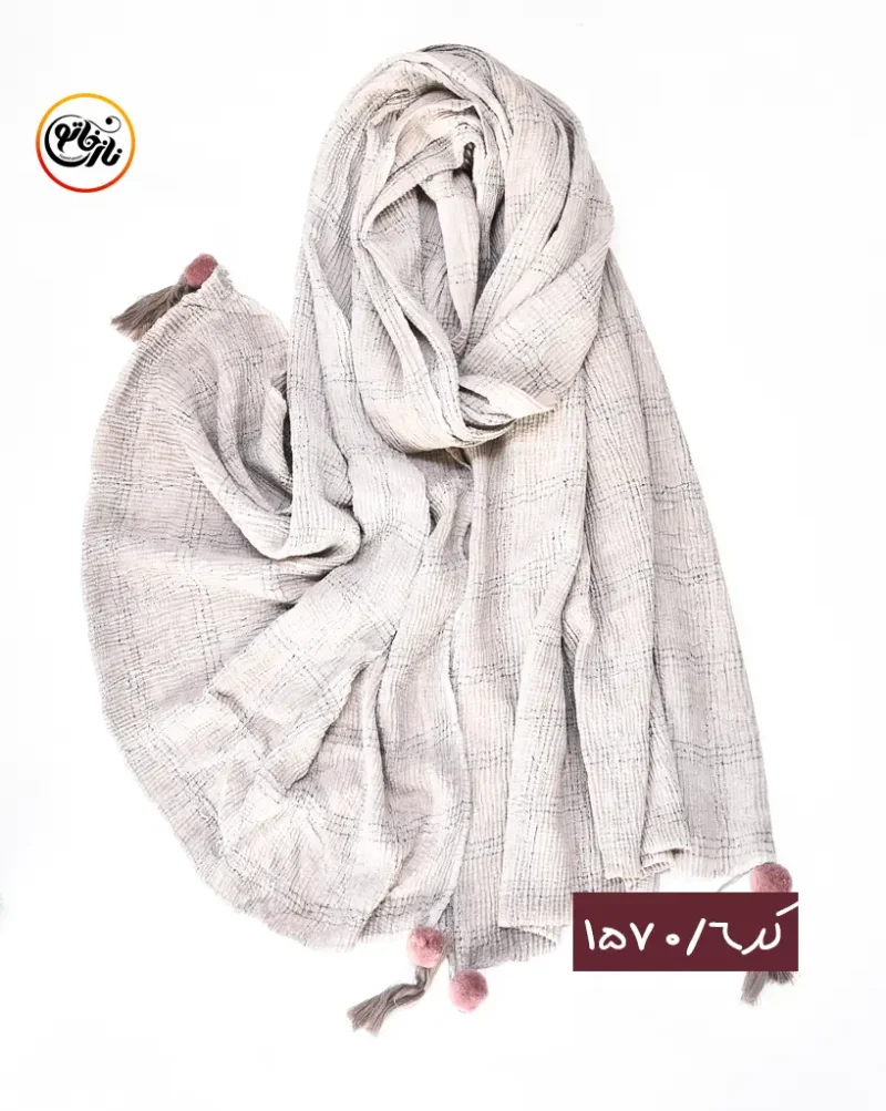 شال پلیسه چهارخونه کد 1570 - Image 7