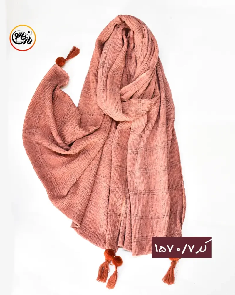 شال پلیسه چهارخونه کد 1570 - Image 8