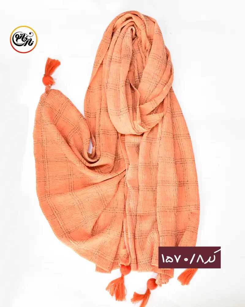 شال پلیسه چهارخونه کد 1570 - Image 9