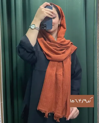 شال مخمل اجری پاییزه