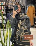 شال موهر مشکی پلنگی کد 1567 - Image 3