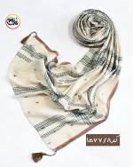 شال پلیسه طرحدار کد 1577 - Image 7