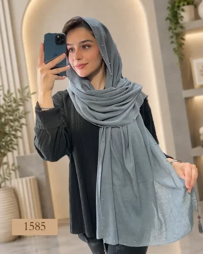 شال پلیسه دور مروارید