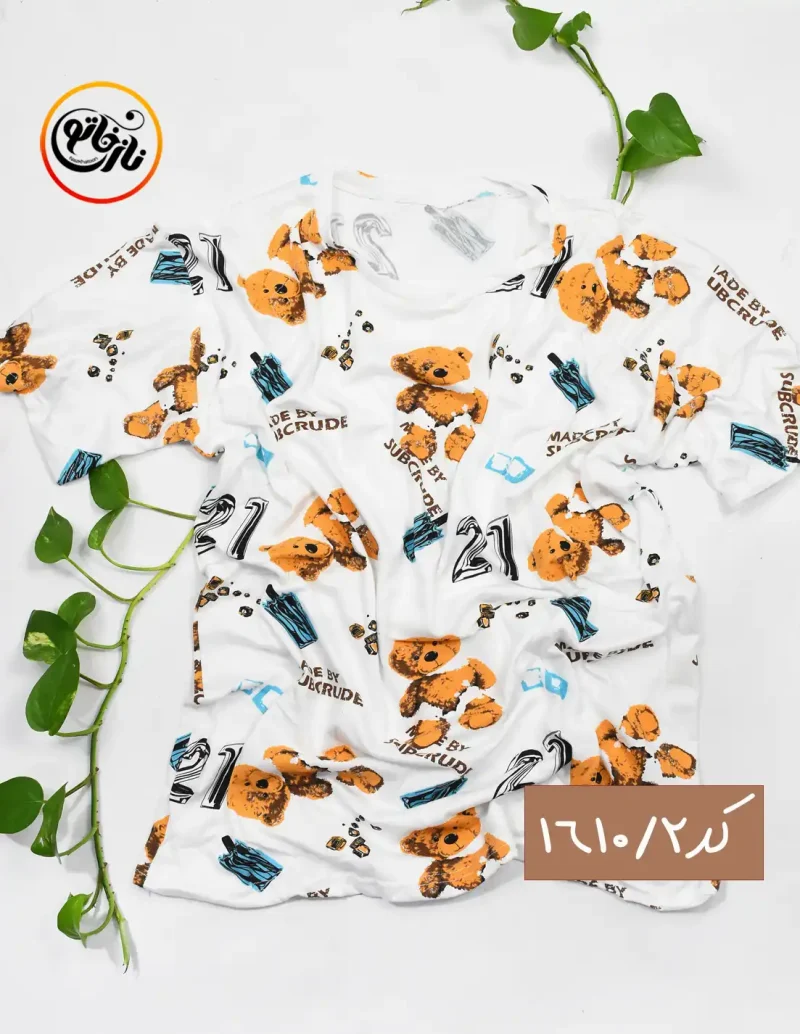 تیشرت دخترانه طرحدار کد1610 - Image 3