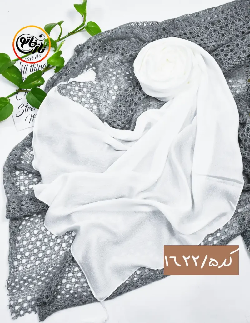 شال ساده مجلسی شاین کد 1622 - Image 6
