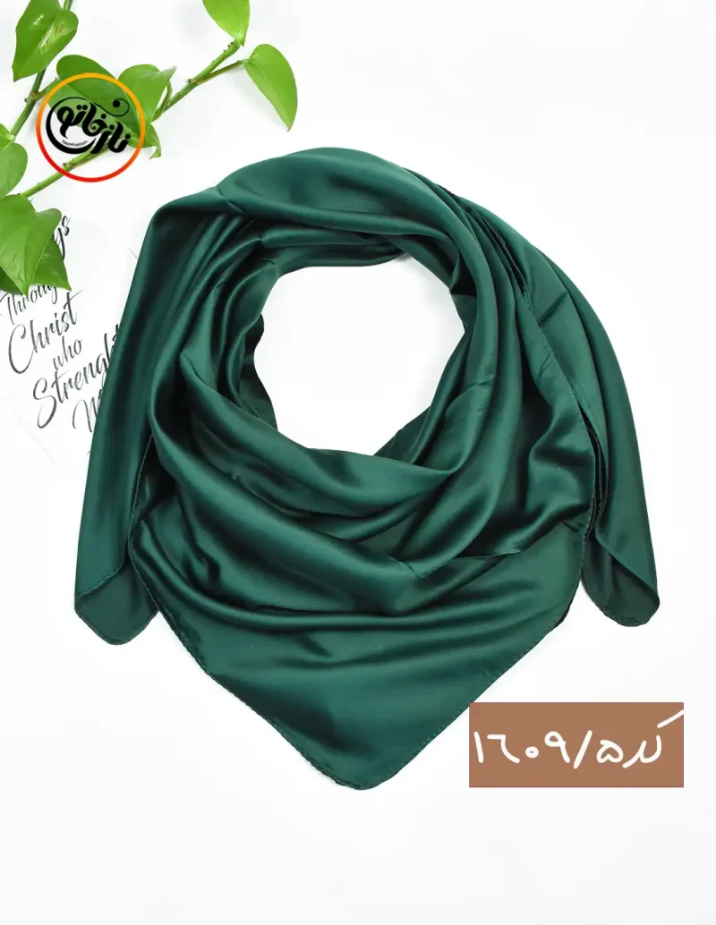 روسری ساتن ساده کد 1609 - Image 6