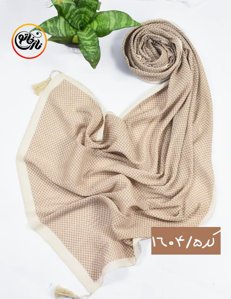شال کرمی پلیسه کد 1604 - Image 2