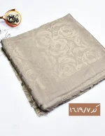 روسری ژکارد لمه گل رز کد 1619 - Image 11