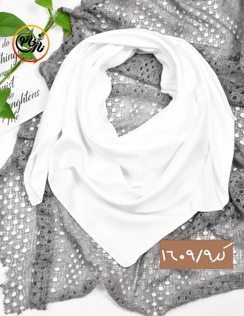 روسری ساتن ساده کد 1609 - Image 10