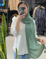 شال ساده | شال برشکا لمه دار ساده