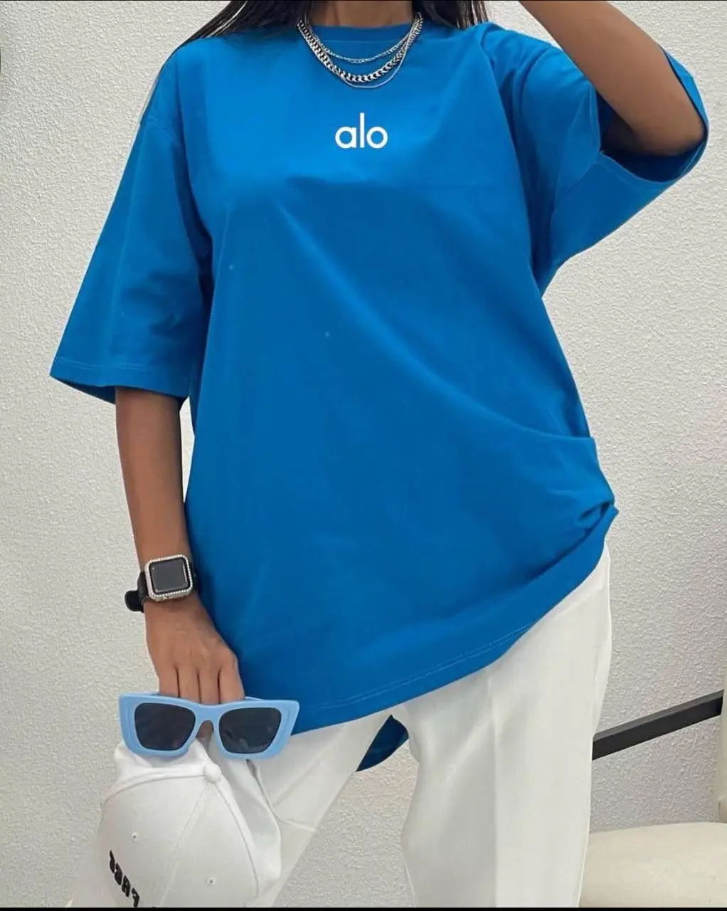 تیشرت دخترانه ابی | تیشرت جذب بپوشم یا ازاد