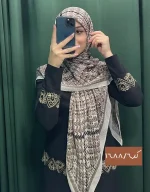روسری نخی پلیسه کد 1688 - Image 3