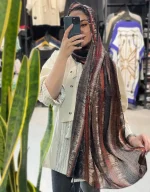 شال برشکا نخی کد 1693 - Image 2