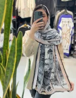 شال طرحدار در استایل بوهو