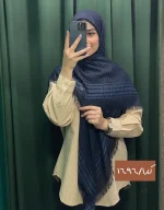 روسری سرمه ای | روسری نخی ارزان