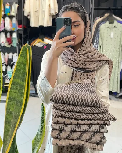 شال نخی پلیسه برشکا