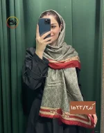 شال مخمل زرشکی کد 1523 - Image 15