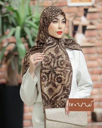 روسری پاییزه طرحدار