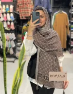 شال نسکافه ای برشکا کد 1714 - Image 2