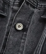 کت جین ذغالی دخترانه کد 1744 - Image 3