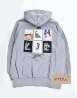 هودی کلاهدار پشت چاپ