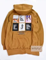 هودی کلاهدار پشت چاپ کد 1721