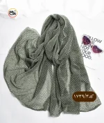 شال لمه شنی مارک دار کد 1739 - Image 5