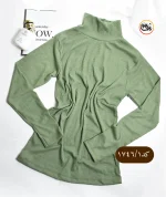 بلوز کبریتی یقه اسکی دخترانه کد 1746 - Image 3